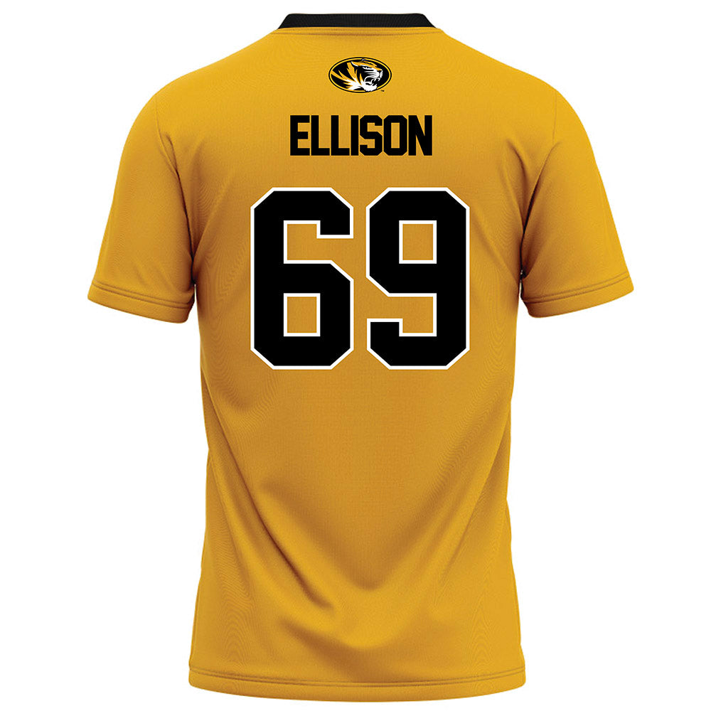 Missouri - NCAA Football : Braylon Ellison - Gold Football Jersey-1