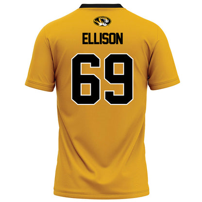 Missouri - NCAA Football : Braylon Ellison - Gold Football Jersey-1