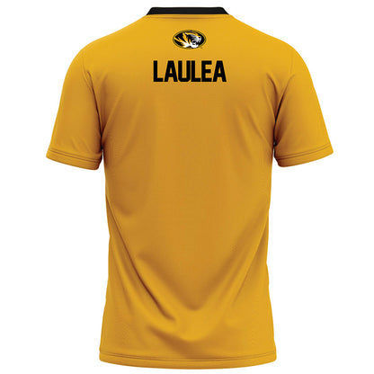 Missouri - NCAA Football : Sione Laulea - Gold Football Jersey-1