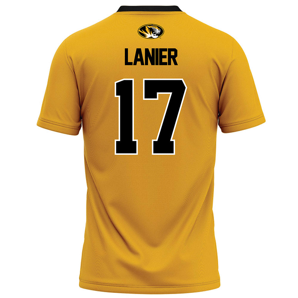 Missouri - NCAA Football : Kenric Lanier - Gold Football Jersey-1