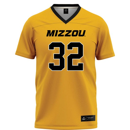 Missouri - NCAA Football : Maddux Hermestroff - Gold Football Jersey-0