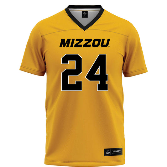 Missouri - NCAA Football : Xaishaun Edwards - Gold Football Jersey-0