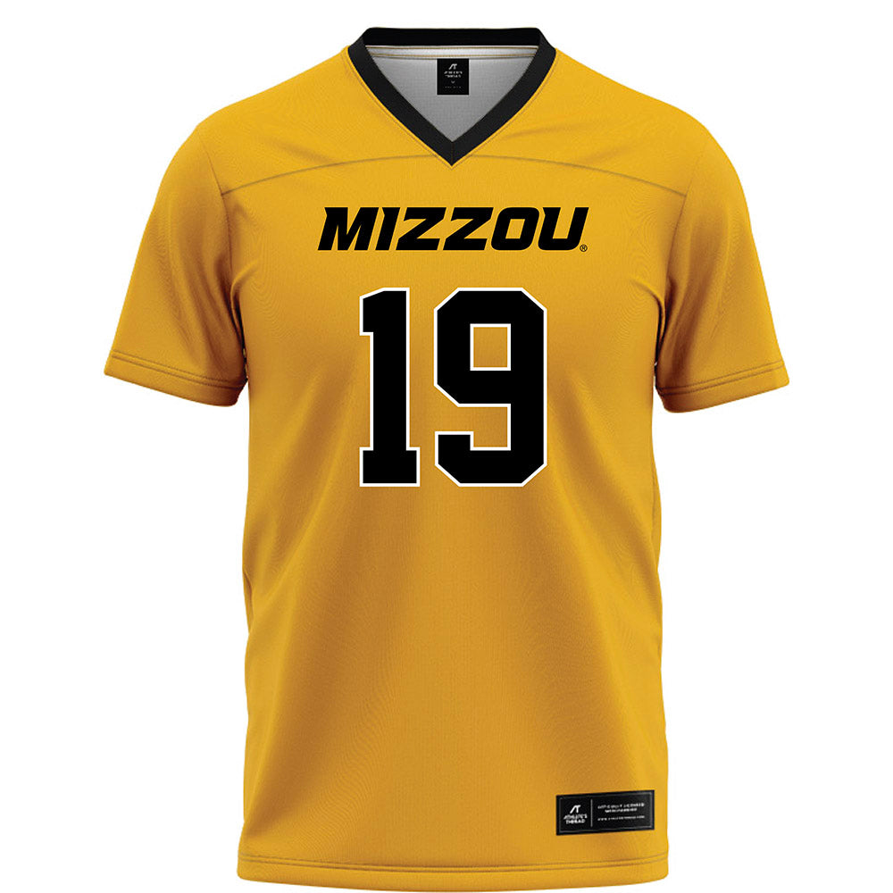 Missouri - NCAA Football : Cayden Lee - Gold Football Jersey-0