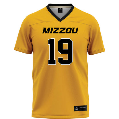 Missouri - NCAA Football : Cayden Lee - Gold Football Jersey-0