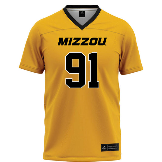 Missouri - NCAA Football : Elias Williams - Gold Football Jersey