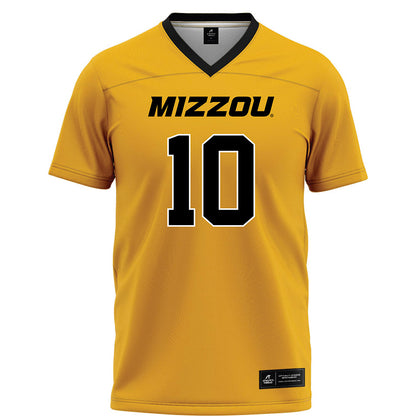 Missouri - NCAA Football : Nick Evers - Gold Football Jersey-0