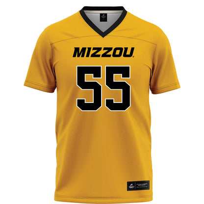Missouri - NCAA Football : Cavan Tuley - Gold Football Jersey-0