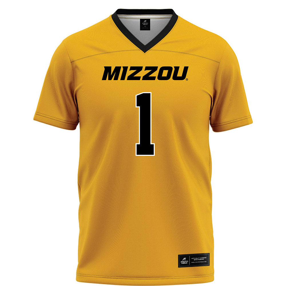 Missouri - NCAA Football : Donovan Olugbode - Gold Football Jersey-0