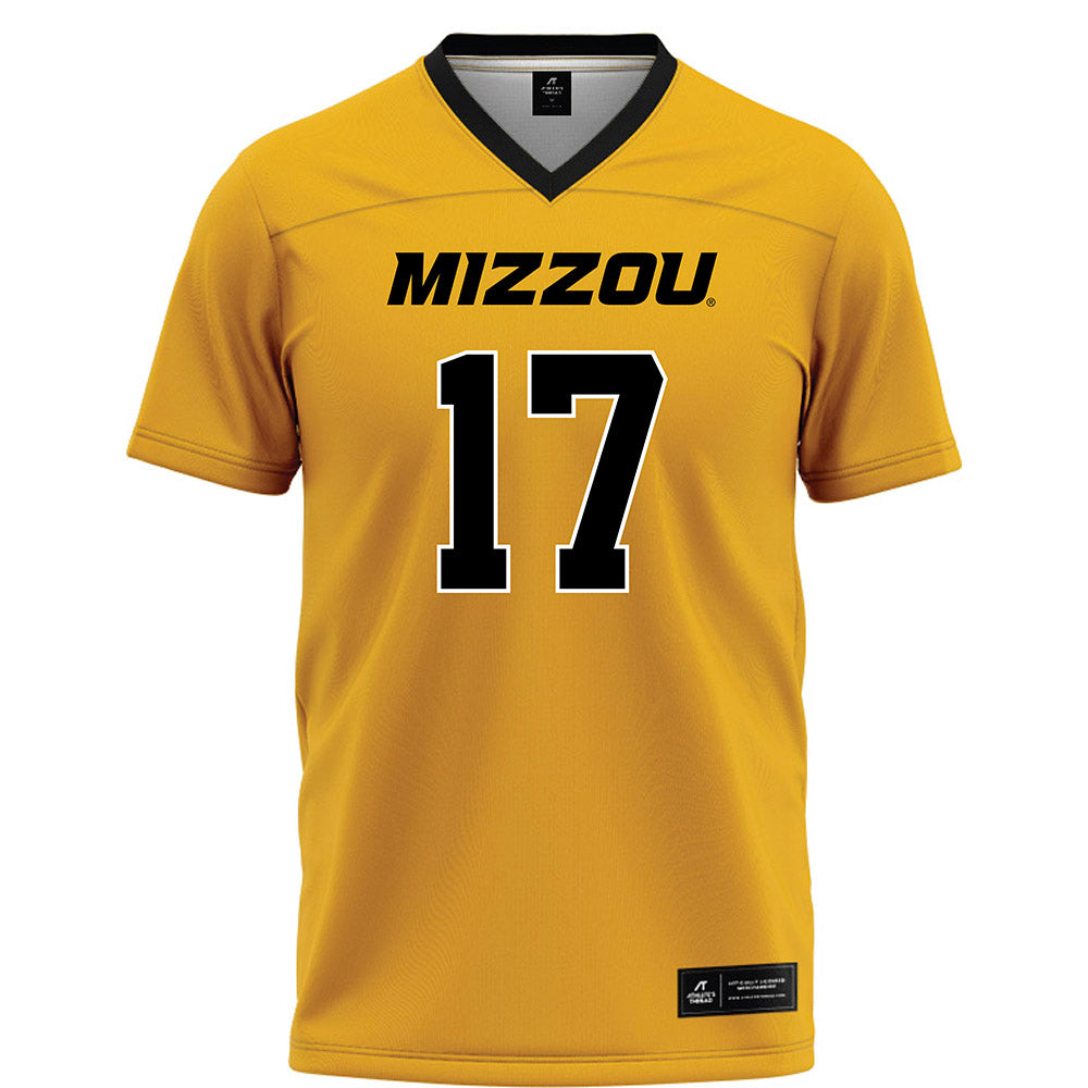 Missouri - NCAA Football : Kenric Lanier - Gold Football Jersey-0
