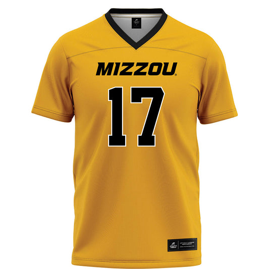 Missouri - NCAA Football : Kenric Lanier - Gold Football Jersey-0