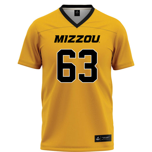 Missouri - NCAA Football : Chace Missouri - Gold Football Jersey-0