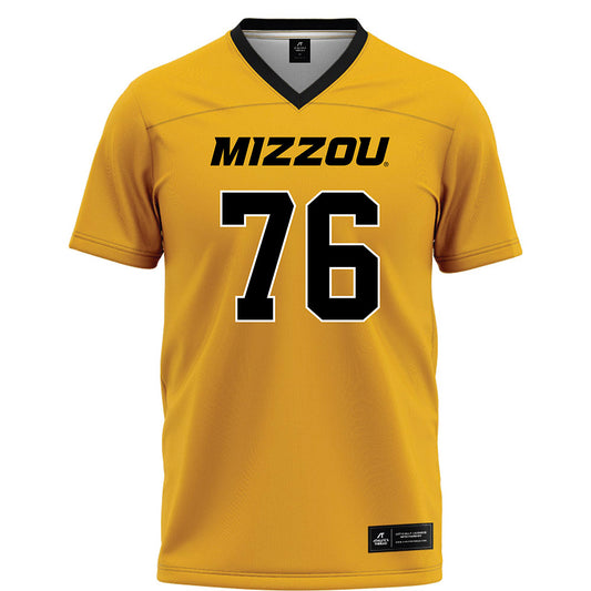Missouri - NCAA Football : Jack Lange - Gold Football Jersey-0