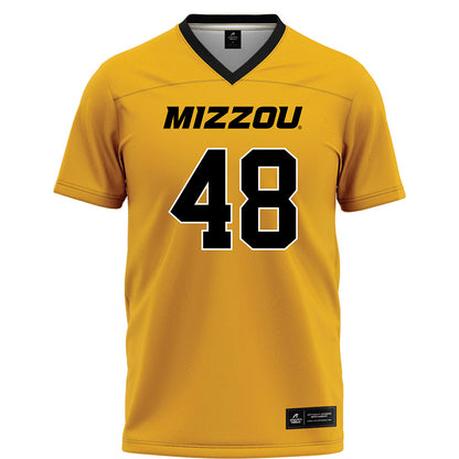 Missouri - NCAA Football : Oliver Robbins - Gold Football Jersey-0