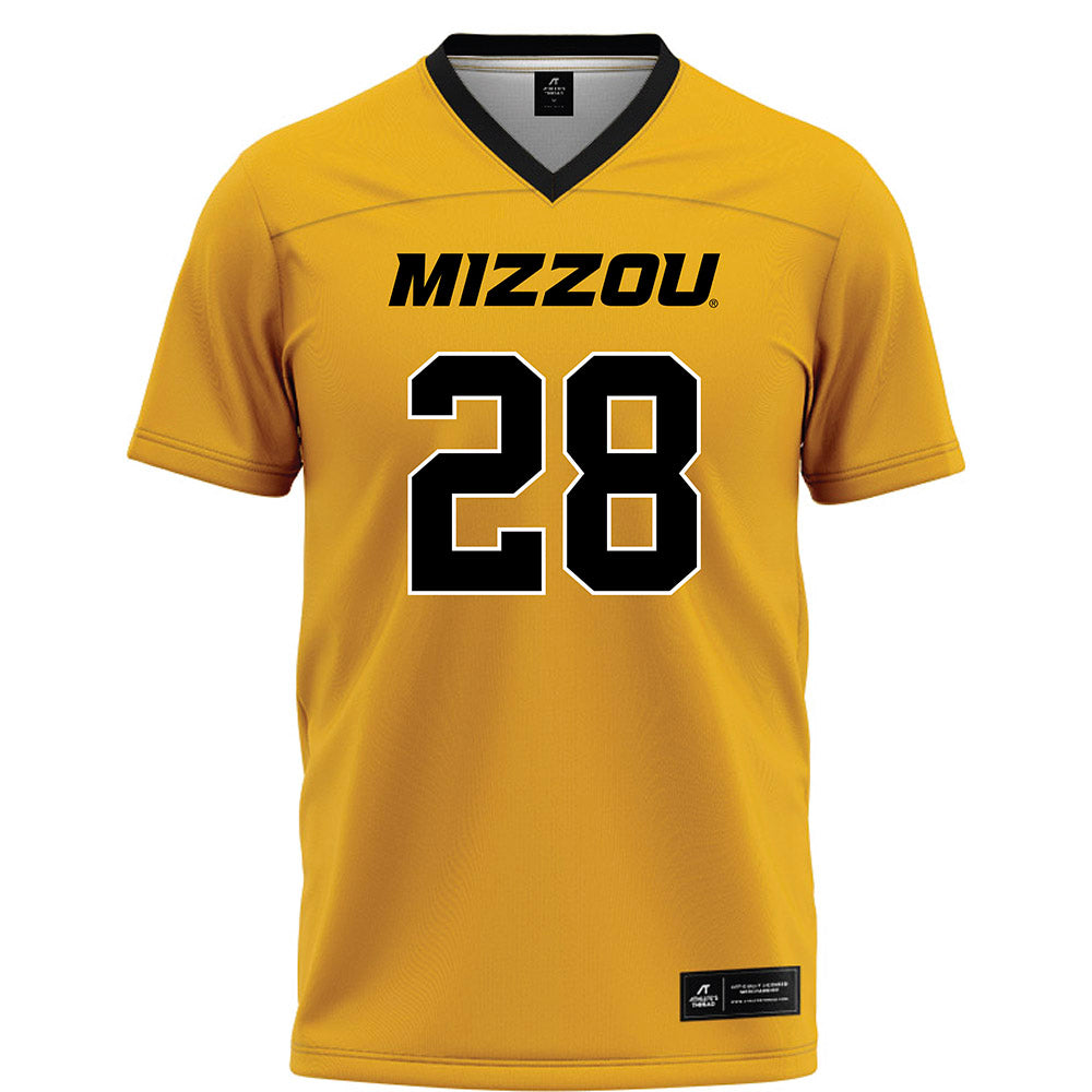 Missouri - NCAA Football : Jayden Mcgregory - Gold Football Jersey-0