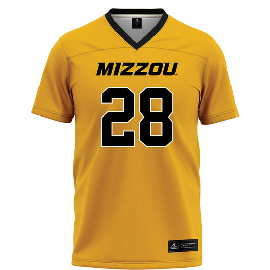 Missouri - NCAA Football : Jayden Mcgregory - Gold Football Jersey-0