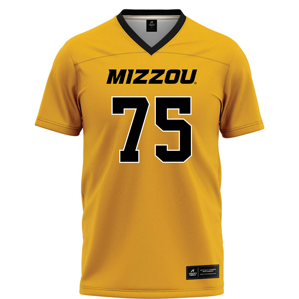 Missouri - NCAA Football : Jack Lange - Gold Football Jersey-0