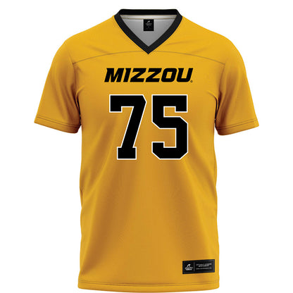 Missouri - NCAA Football : Jack Lange - Gold Football Jersey-0