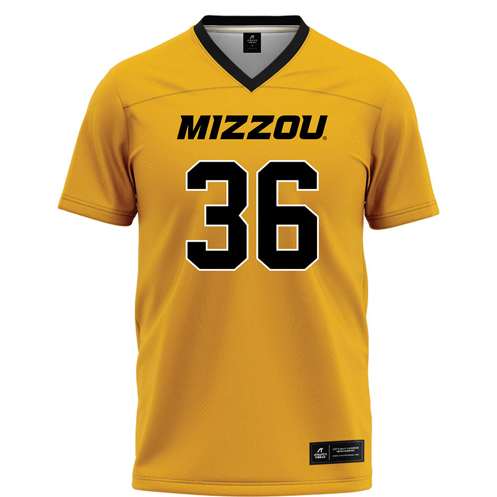 Missouri - NCAA Football : Sean Gross - Gold Football Jersey-0
