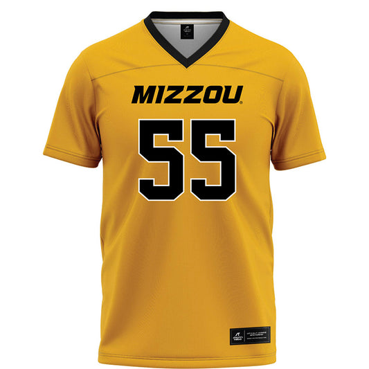 Missouri - NCAA Football : Tommy Reese - Gold Football Jersey