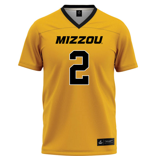 Missouri - NCAA Football : Caleb Goodie - Gold Football Jersey-0