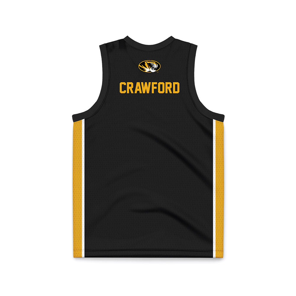 Missouri - NCAA Men's Basketball : Jordan Crawford - Black Basketball Jersey-1