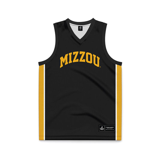 Missouri - NCAA Men's Basketball : Jamier Jones - Black Basketball Jersey-0