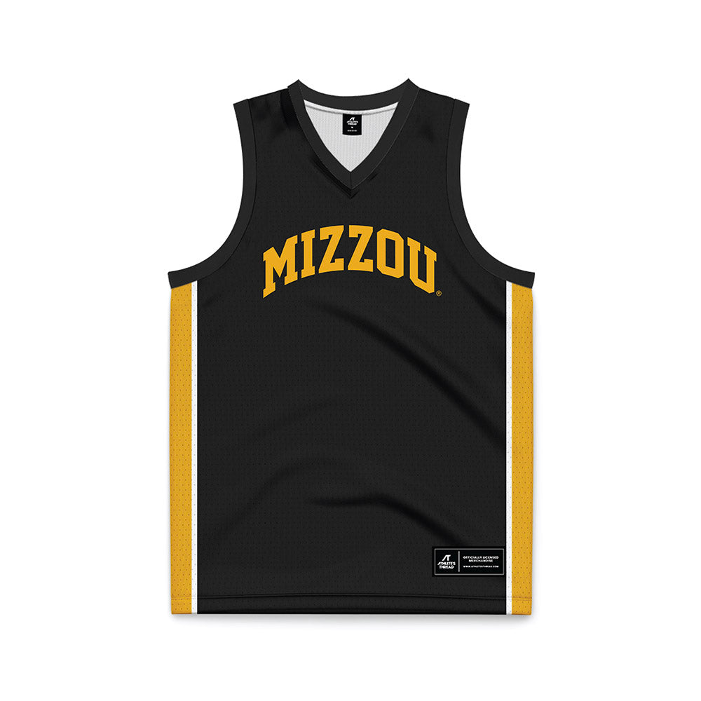 Missouri - NCAA Men's Basketball : Jamier Jones - Black Basketball Jersey-0