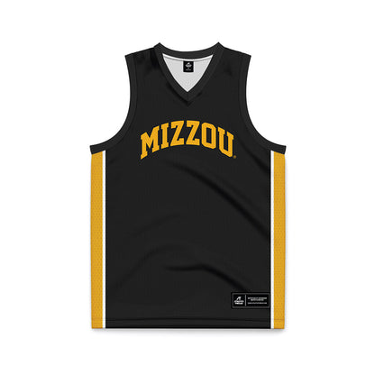 Missouri - NCAA Men's Basketball : Jamier Jones - Black Basketball Jersey-0