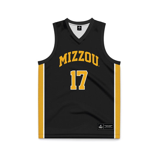 Missouri - NCAA Men's Basketball : Jayden Stone - Black Basketball Jersey-0