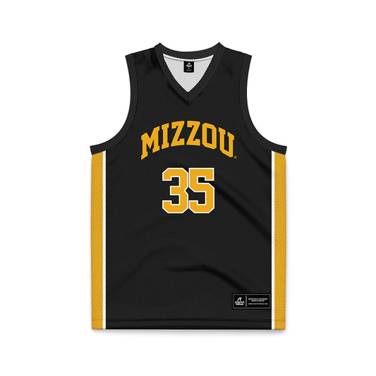 Missouri - NCAA Men's Basketball : Jacob Crews - Black Basketball Jersey-0