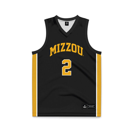 Missouri - NCAA Women's Basketball : Natalya Hodge - Black Basketball Jersey-0