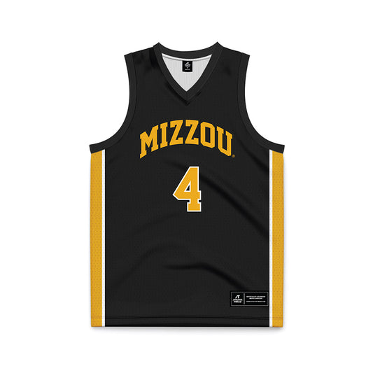 Missouri - NCAA Women's Basketball : Lisa Thompson - Black Basketball Jersey-0