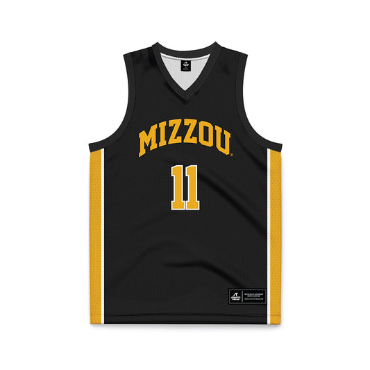 Missouri - NCAA Women's Basketball : Jayla Smith - Black Basketball Jersey-0