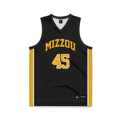 Missouri - NCAA Men's Basketball : Luke Northweather - Black Basketball Jersey-0