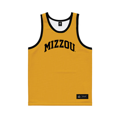 Missouri - NCAA Men's Basketball : Jamier Jones - Gold Basketball Jersey-0