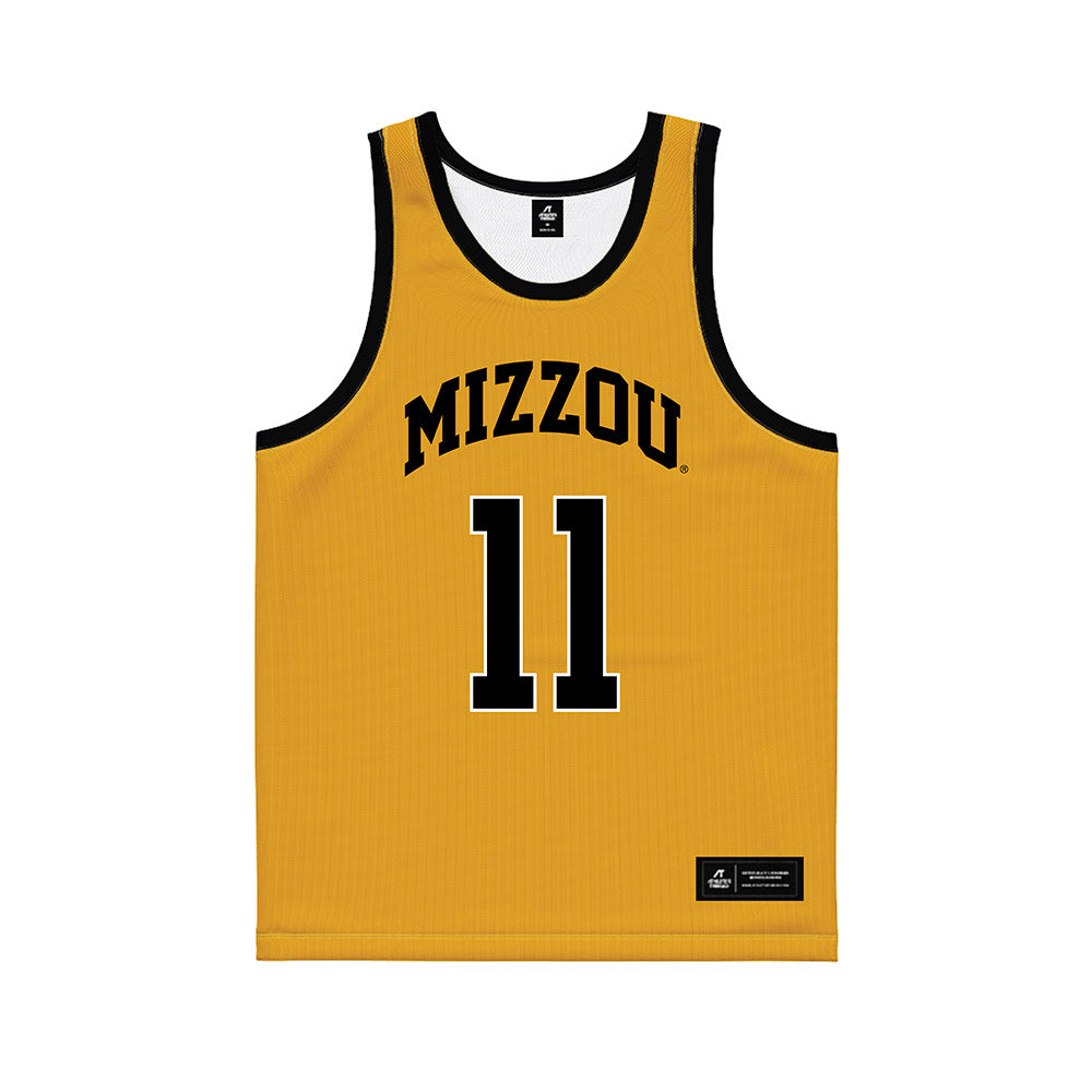 Missouri - NCAA Men's Basketball : Trent Pierce - Gold Basketball Jersey-0