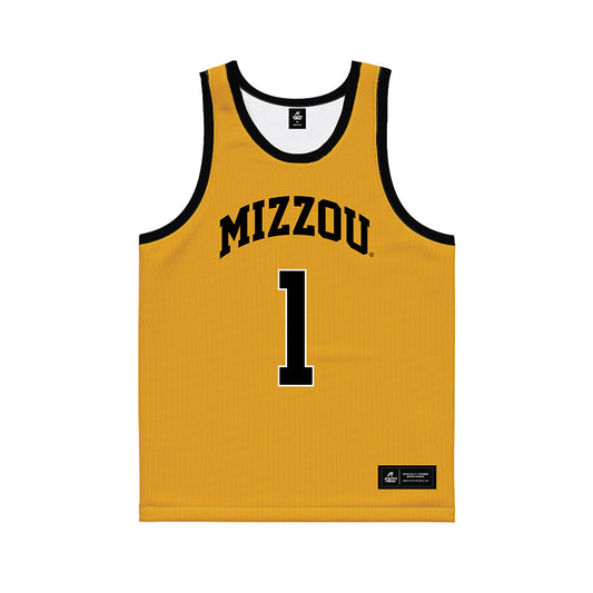 Missouri - NCAA Women's Basketball : Shannon Dowell - Gold Basketball Jersey-0