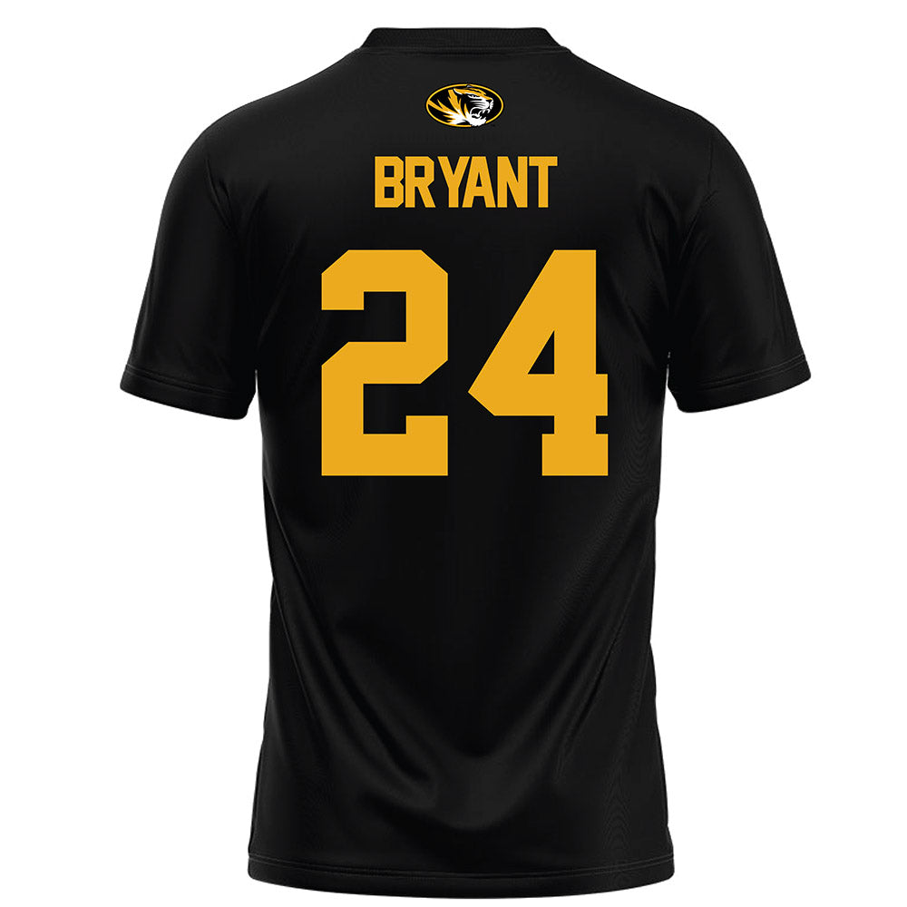 Missouri - NCAA Women's Soccer : aly Bryant - Black Soccer Jersey-1