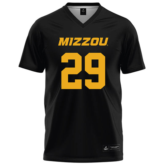 Missouri - NCAA Women's Soccer : McKenna Moran - Black Soccer Jersey-0