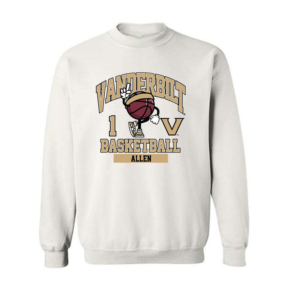 Vanderbilt - NCAA Men's Basketball : Baylor Allen - Classic Fashion Shersey Crewneck Sweatshirt-0