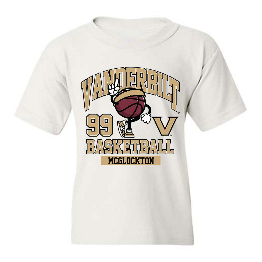 Vanderbilt - NCAA Men's Basketball : Devin Mcglockton - Classic Fashion Shersey Youth T-Shirt-0