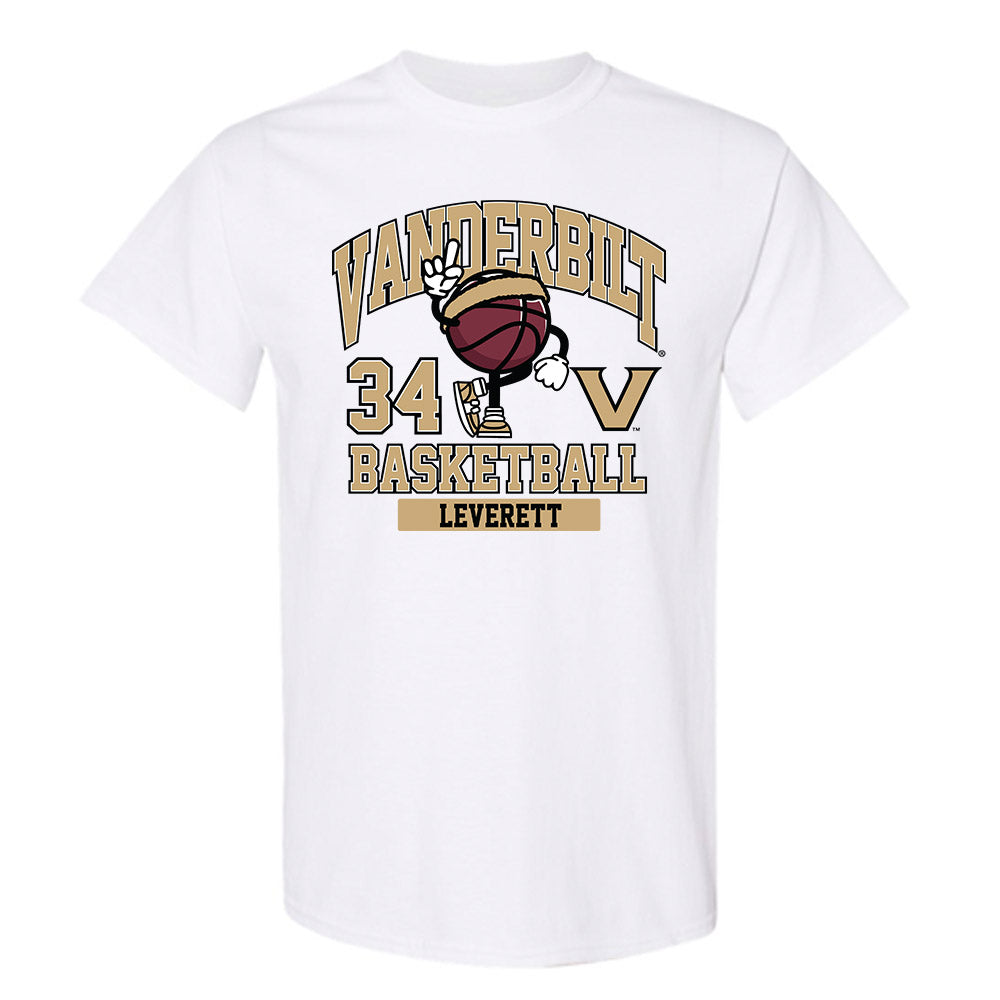 Vanderbilt - NCAA Men's Basketball : Jayden Leverett - Classic Fashion Shersey T-Shirt-0
