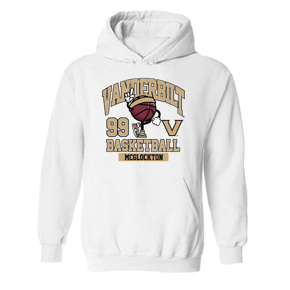 Vanderbilt - NCAA Men's Basketball : Devin Mcglockton - Classic Fashion Shersey Hooded Sweatshirt-0