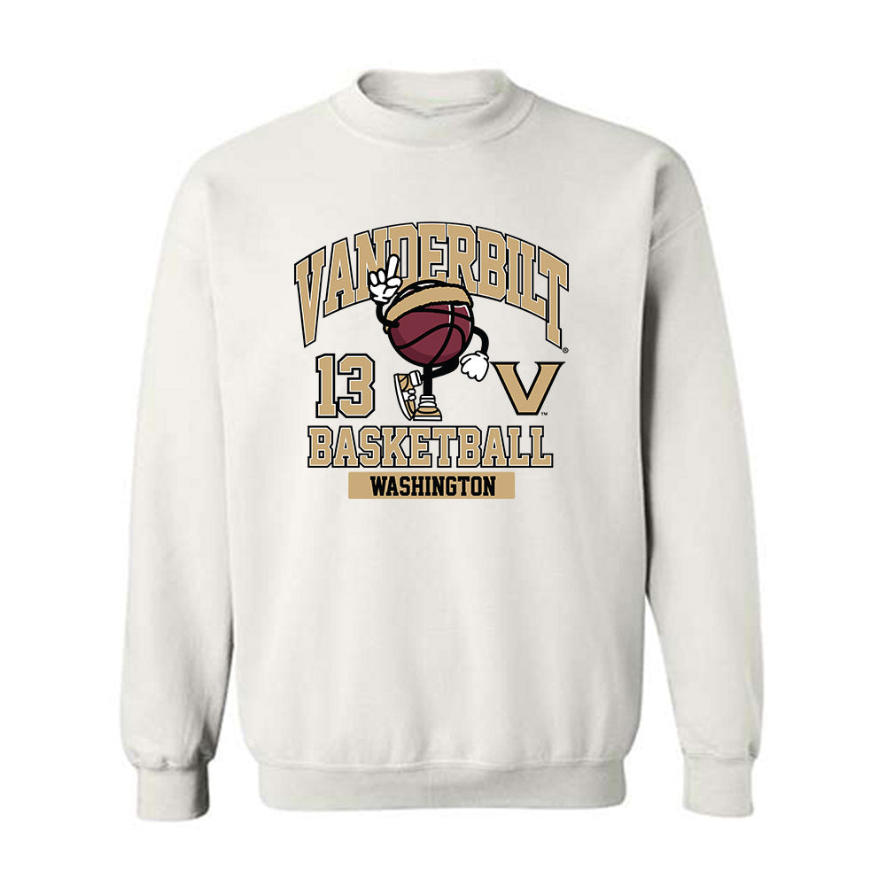 Vanderbilt - NCAA Men's Basketball : Jalen Washington - Classic Fashion Shersey Crewneck Sweatshirt-0