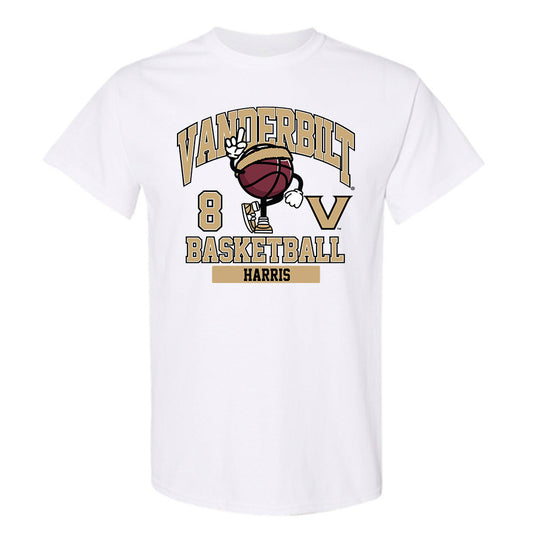 Vanderbilt - NCAA Men's Basketball : Tyler Harris - Classic Fashion Shersey T-Shirt-0