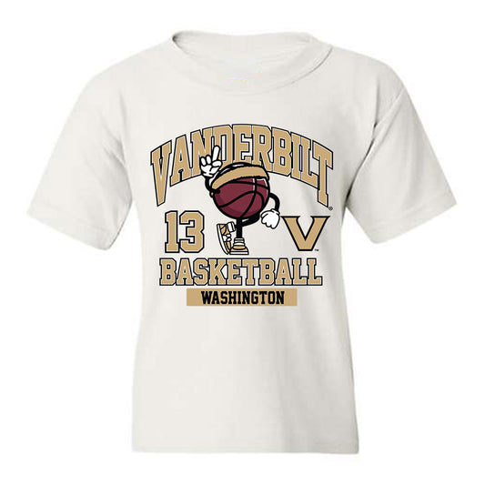 Vanderbilt - NCAA Men's Basketball : Jalen Washington - Classic Fashion Shersey Youth T-Shirt-0