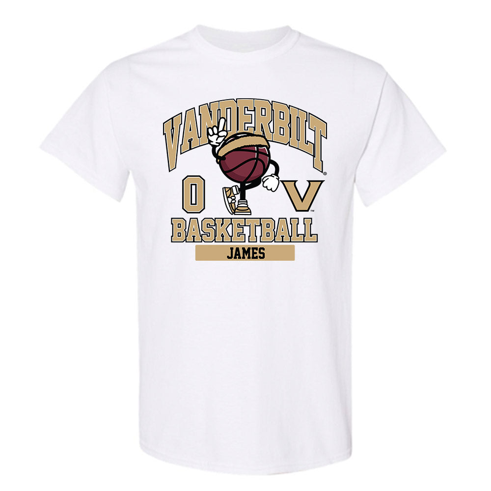 Vanderbilt - NCAA Men's Basketball : Michael James - Classic Fashion Shersey T-Shirt-0