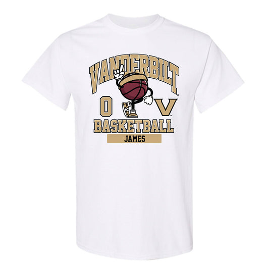 Vanderbilt - NCAA Men's Basketball : Michael James - Classic Fashion Shersey T-Shirt-0