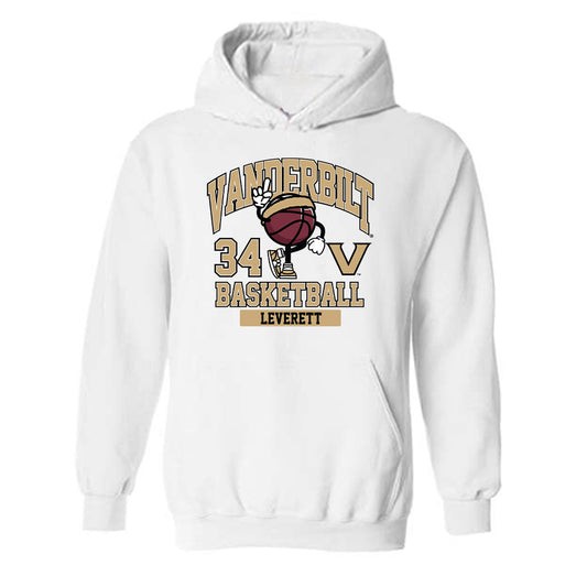 Vanderbilt - NCAA Men's Basketball : Jayden Leverett - Classic Fashion Shersey Hooded Sweatshirt-0