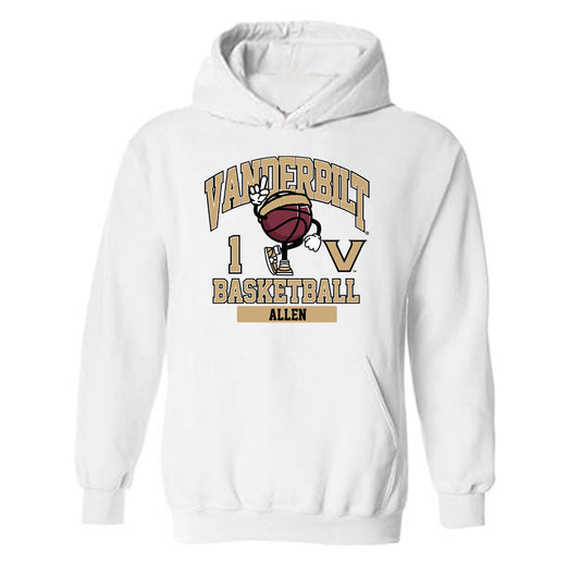 Vanderbilt - NCAA Men's Basketball : Baylor Allen - Classic Fashion Shersey Hooded Sweatshirt-0